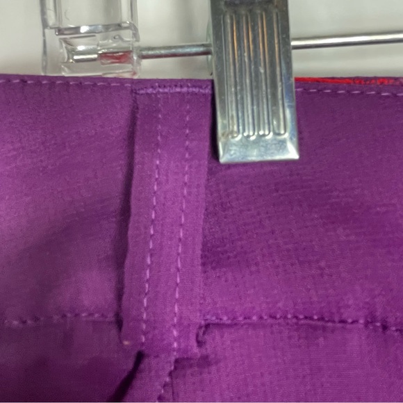 Puma Size 12 Dry Cell Performance Stretch Golf Striped Pleated Plum Purple Skort - Picture 8 of 13